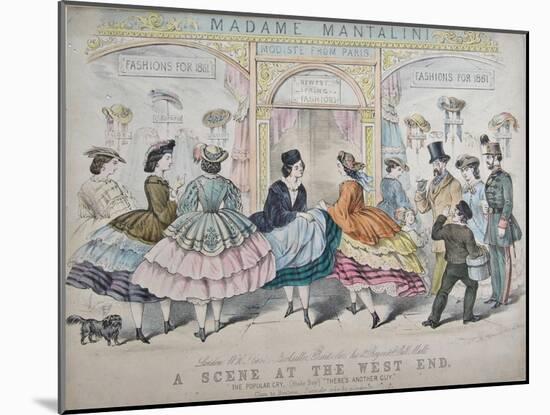 A Scene at the West End, C.1860-null-Mounted Giclee Print