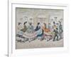 A Scene at the West End, C.1860-null-Framed Giclee Print