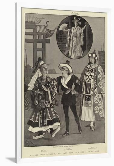 A Scene from Aladdin, the Pantomime at Drury Lane Theatre-Alexander Stuart Boyd-Framed Giclee Print