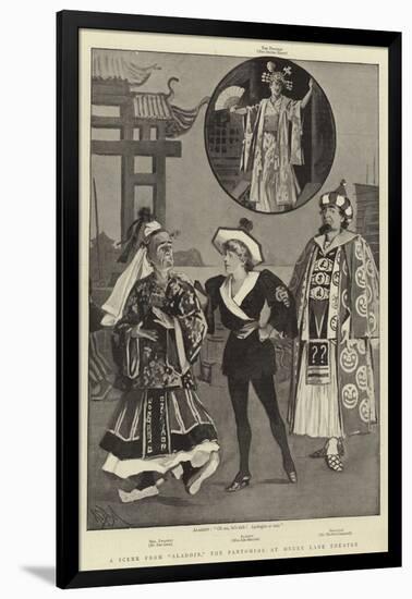 A Scene from Aladdin, the Pantomime at Drury Lane Theatre-Alexander Stuart Boyd-Framed Giclee Print