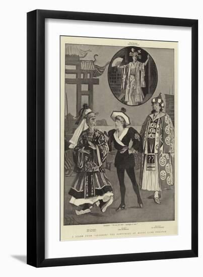 A Scene from Aladdin, the Pantomime at Drury Lane Theatre-Alexander Stuart Boyd-Framed Giclee Print