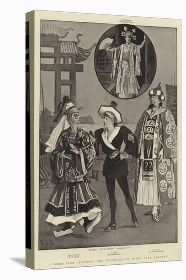 A Scene from Aladdin, the Pantomime at Drury Lane Theatre-Alexander Stuart Boyd-Stretched Canvas