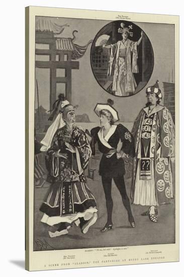 A Scene from Aladdin, the Pantomime at Drury Lane Theatre-Alexander Stuart Boyd-Stretched Canvas