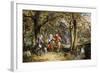 A Scene from 'As You Like It': Rosalind, Celia and Jacques in The Forest of Arden-John Edmund Buckley-Framed Giclee Print