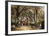 A Scene from 'As You Like It': Rosalind, Celia and Jacques in The Forest of Arden-John Edmund Buckley-Framed Giclee Print