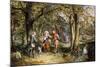 A Scene from 'As You Like It': Rosalind, Celia and Jacques in The Forest of Arden-John Edmund Buckley-Mounted Giclee Print