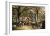 A Scene from 'As You Like It': Rosalind, Celia and Jacques in The Forest of Arden-John Edmund Buckley-Framed Giclee Print