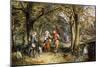 A Scene from 'As You Like It': Rosalind, Celia and Jacques in The Forest of Arden-John Edmund Buckley-Mounted Giclee Print