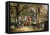 A Scene from 'As You Like It': Rosalind, Celia and Jacques in The Forest of Arden-John Edmund Buckley-Framed Stretched Canvas