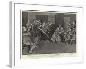 A Scene from Mr Barrie's New Play, The Admirable Crichton, at the Duke of York's Theatre-Henry Marriott Paget-Framed Giclee Print