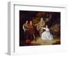 A Scene from Shakespeare's the Tempest, 1787 (Oil on Canvas)-Francis Wheatley-Framed Giclee Print