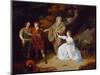 A Scene from Shakespeare's the Tempest, 1787 (Oil on Canvas)-Francis Wheatley-Mounted Giclee Print