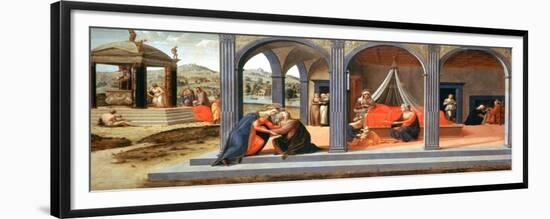 A Scene from St John the Bapiste, Detail, C1500-1540-Francesco Granacci-Framed Giclee Print