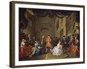 A Scene from The Beggar's Opera VI-William Hogarth-Framed Giclee Print