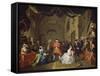 A Scene from The Beggar's Opera VI-William Hogarth-Framed Stretched Canvas