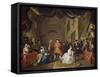 A Scene from The Beggar's Opera VI-William Hogarth-Framed Stretched Canvas