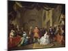 A Scene from The Beggar's Opera VI-William Hogarth-Mounted Giclee Print