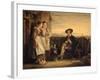 A Scene from the Gentle Shepherd, C.1823 (Panel)-Sir David Wilkie-Framed Giclee Print