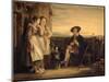 A Scene from the Gentle Shepherd, C.1823 (Panel)-Sir David Wilkie-Mounted Giclee Print