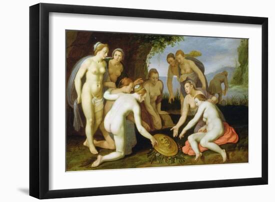 A Scene from the Legend of Perseus and Andromeda-Cornelis Cornelisz van Haarlem-Framed Giclee Print