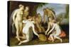 A Scene from the Legend of Perseus and Andromeda-Cornelis Cornelisz van Haarlem-Stretched Canvas