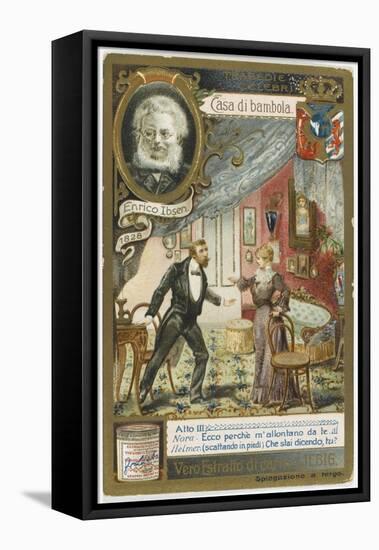 A Scene from the Play by Henrik Ibsen-null-Framed Stretched Canvas