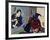 A Scene from the Play 'Kuzunoha', 1865-Utagawa Yoshiiku-Framed Giclee Print