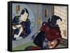 A Scene from the Play 'Kuzunoha', 1865-Utagawa Yoshiiku-Framed Stretched Canvas