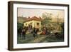 A Scene from the Russian-Turkish War in 1876-77, 1882-Pawel Kowalewsky-Framed Giclee Print