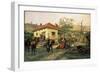 A Scene from the Russian-Turkish War in 1876-77, 1882-Pawel Kowalewsky-Framed Giclee Print