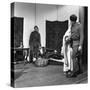 A Scene from the Terence Rattigan Play, Ross, Worksop College, Nottinghamshire, 1963-Michael Walters-Stretched Canvas