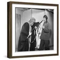 A Scene from the Terence Rattigan Play, Ross, Worksop College, Nottinghamshire, 1963-Michael Walters-Framed Photographic Print