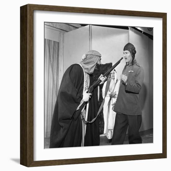 A Scene from the Terence Rattigan Play, Ross, Worksop College, Nottinghamshire, 1963-Michael Walters-Framed Photographic Print