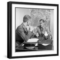 A Scene from the Terence Rattigan Play, Ross, Worksop College, Nottinghamshire, 1963-Michael Walters-Framed Photographic Print