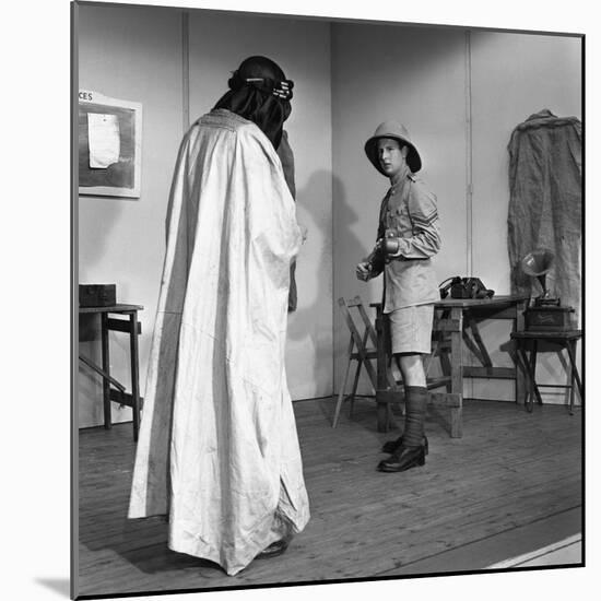 A Scene from the Terence Rattigan Play, Ross, Worksop College, Nottinghamshire, 1963-Michael Walters-Mounted Photographic Print