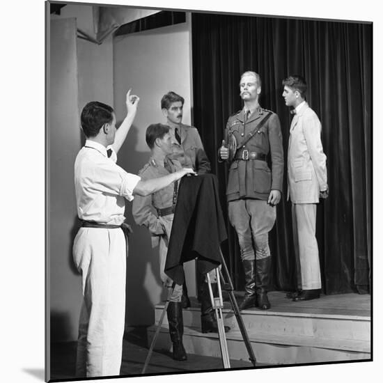 A Scene from the Terence Rattigan Play, Ross, Worksop College, Nottinghamshire, 1963-Michael Walters-Mounted Photographic Print