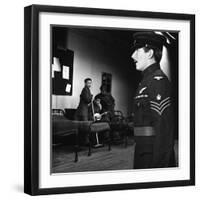 A Scene from the Terence Rattigan Play, Ross, Worksop College, Nottinghamshire, 1963-Michael Walters-Framed Photographic Print