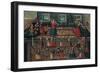 A Scene from the Turkish Harem, Second Half of the 17th C-Franz Georg Hörmann-Framed Giclee Print