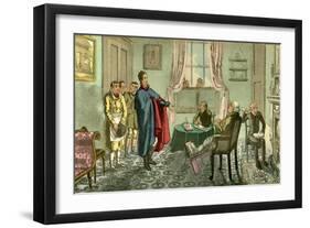 A Scene from the Turnpike Gate-Theodore Lane-Framed Giclee Print