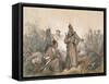 A Scene from the War of Independence in Hungary on 1849-Josef Anton Strassgschwandtner-Framed Stretched Canvas