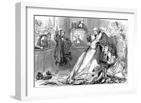 A Scene from Trial by Jury, 1875-David Henry Friston-Framed Giclee Print