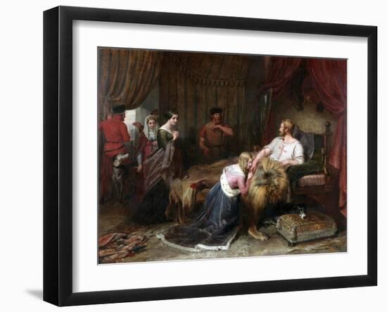 A Scene from Walter Scott's 'The Talisman', C.1840-60-Charles Landseer-Framed Giclee Print