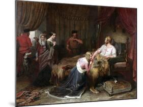 A Scene from Walter Scott's 'The Talisman', C.1840-60-Charles Landseer-Mounted Giclee Print