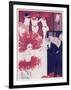 A Scene in a Paris Night Club at Midnight: Semi-Naked Dancers and their Admirers-null-Framed Photographic Print