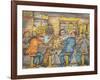 A Scene in a Seattle Skid Road Café-Ronald Ginther-Framed Giclee Print