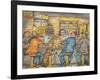 A Scene in a Seattle Skid Road Café-Ronald Ginther-Framed Giclee Print