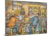 A Scene in a Seattle Skid Road Café-Ronald Ginther-Mounted Giclee Print