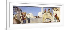 A Scene in Capri-Charles Caryl Coleman-Framed Premium Giclee Print