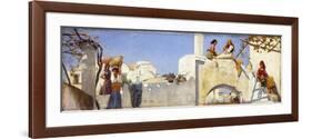 A Scene in Capri-Charles Caryl Coleman-Framed Premium Giclee Print