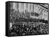 A Scene in Front of the Capitol During Lincoln's Second Inauguration,1865-null-Framed Stretched Canvas